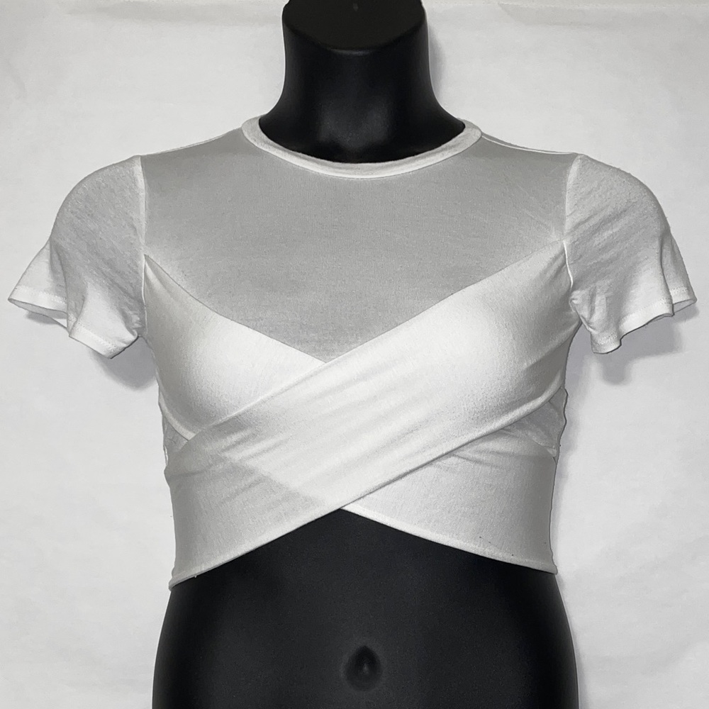 White Crop Top